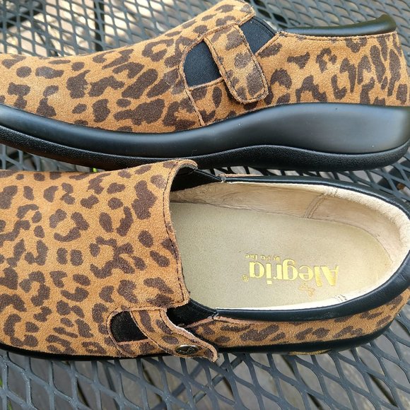 Alegria - Leopard Leather Clog size 40, new - Picture 10 of 10